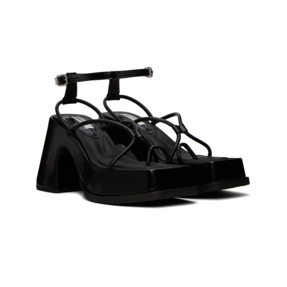 EYTYS Black Olympia Platform Heels, US 9 / EU 40 (New)